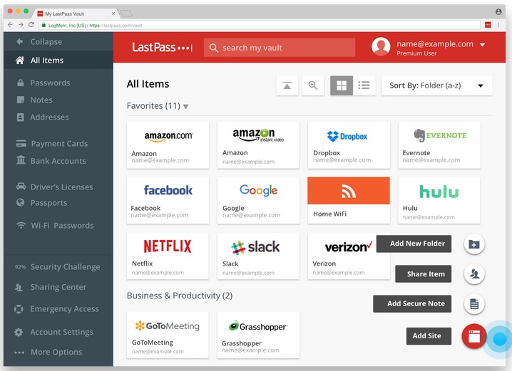 lastpass gestionnaire de mots de passe