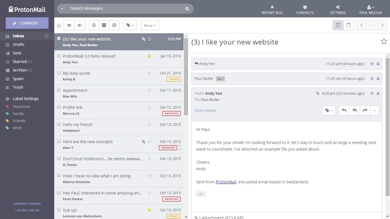 protonmail trouver les fournisseurs emails sécurisés