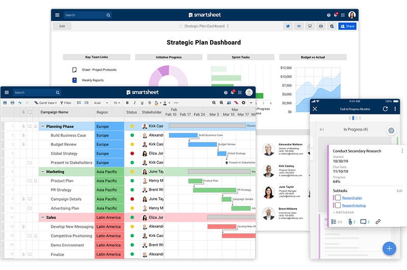 meilleurs applis de Kanban pour gérer ses projets-smartsheet