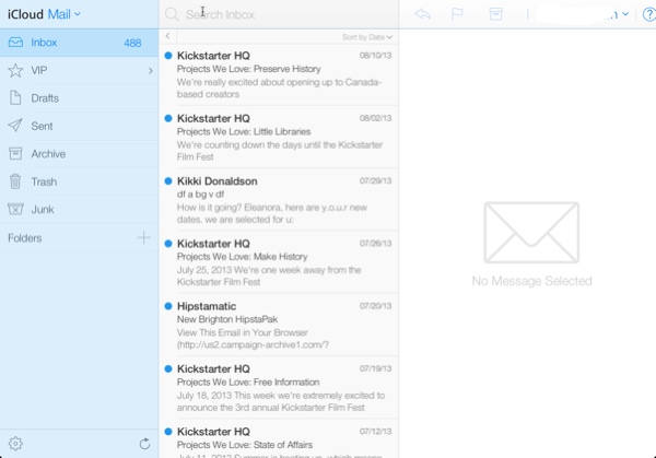 icloud mail ta messagerie apple